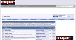 Desktop Screenshot of moparforums.com