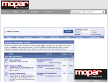 Tablet Screenshot of moparforums.com